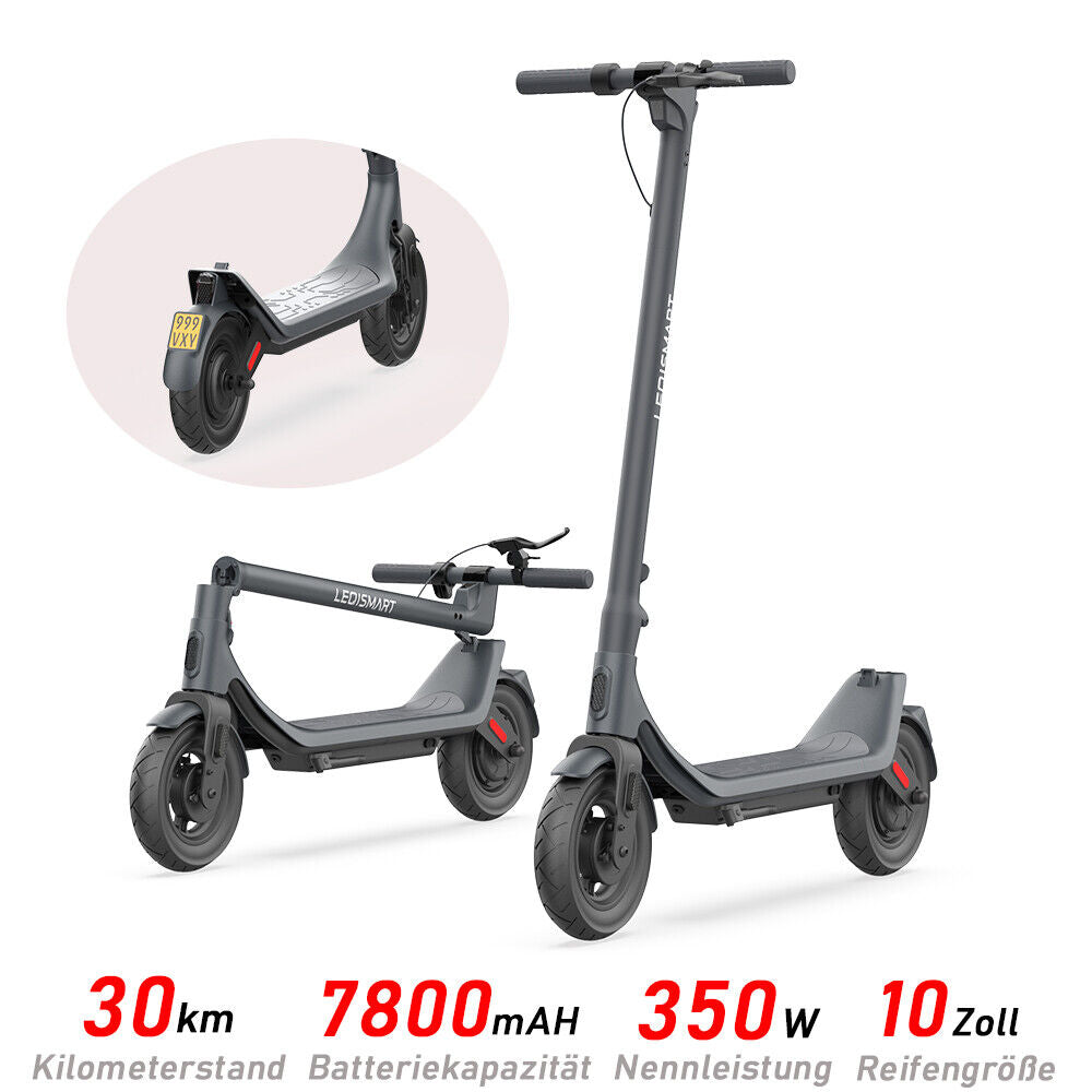 350W Motor Erwachsene Elektroroller Bis 30Km Elektro Scooter E-Scooter Mit ABE